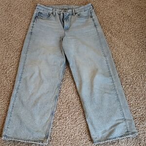 American Eagle Outfitters Light Wash Straight Leg Jeans